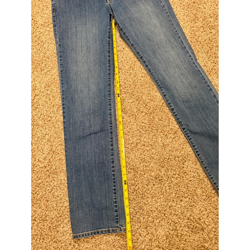 Lauren Ralph Lauren Modern Straight Curvy Jeans Medium Wash Blue Denim Size 6 - Picture 9 of 11